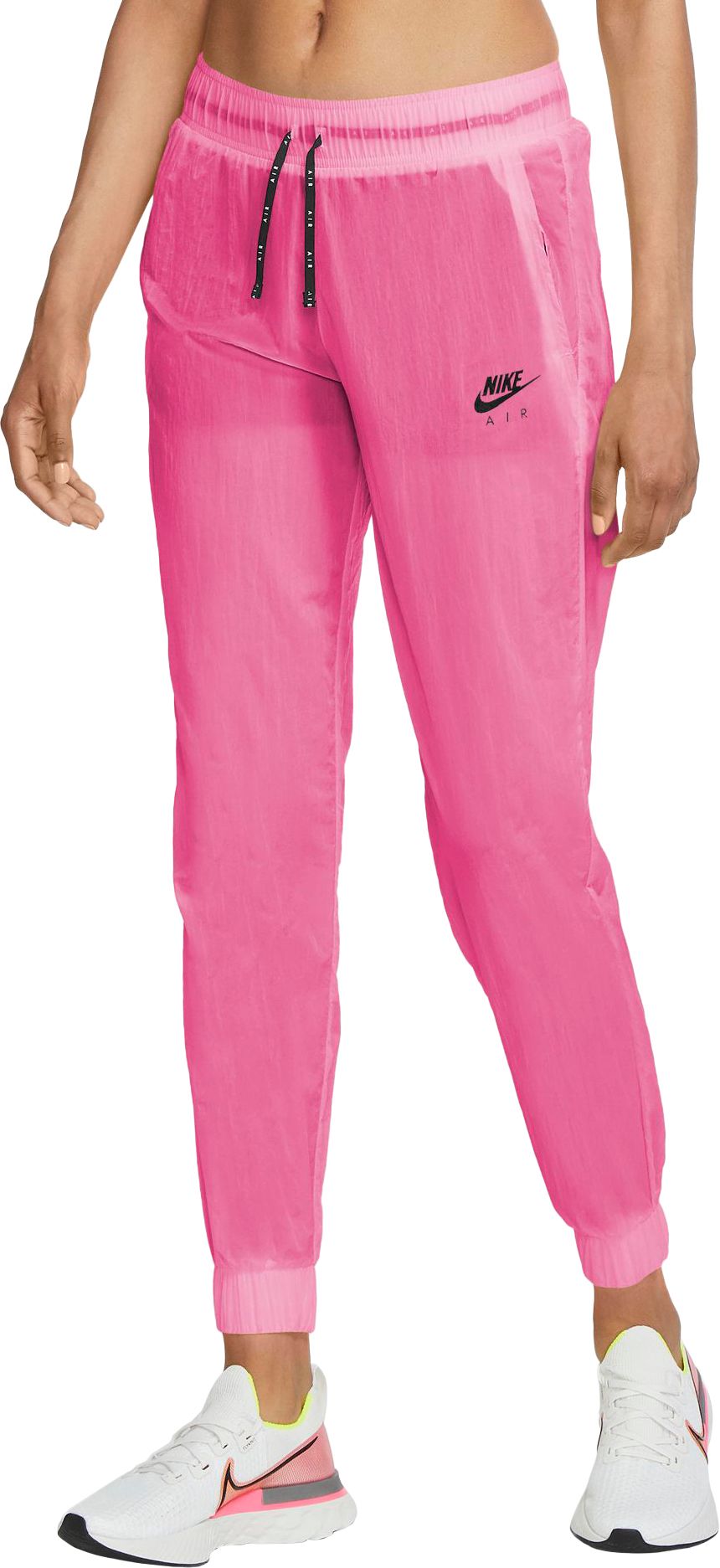 pink nike track pants
