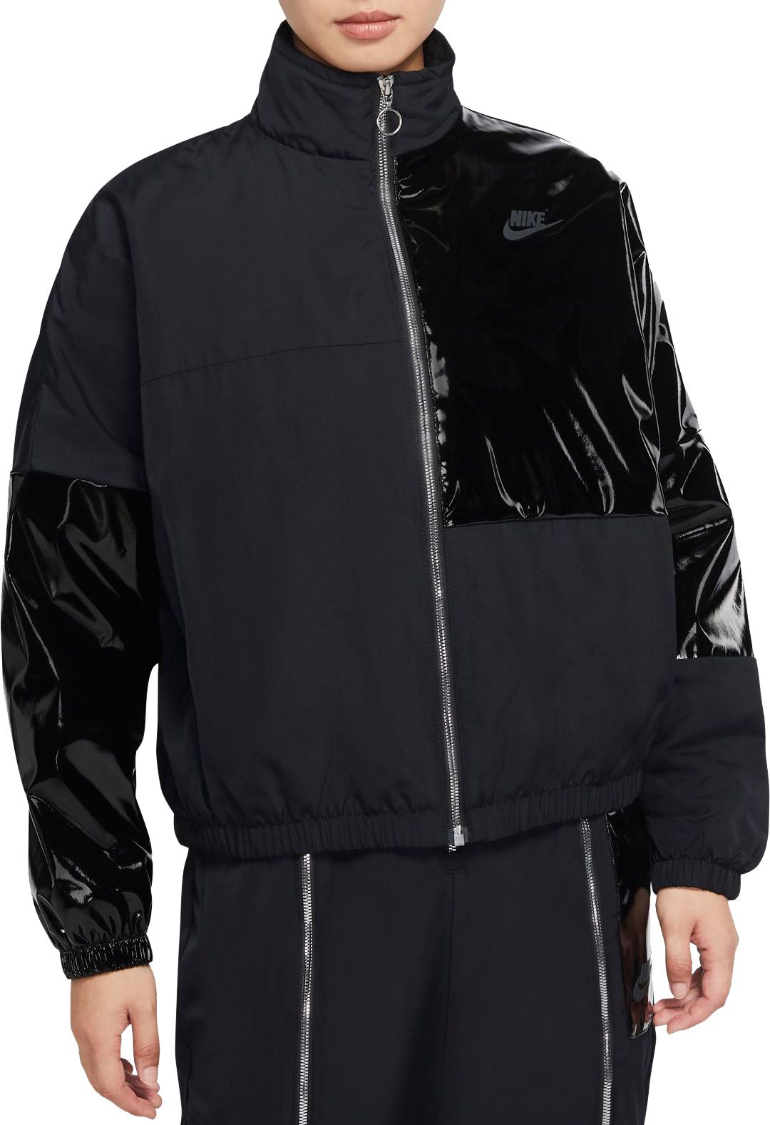 women's nike black jacket