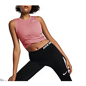 Nike Women's Dri-FIT Cropped Twist Training Tank Top