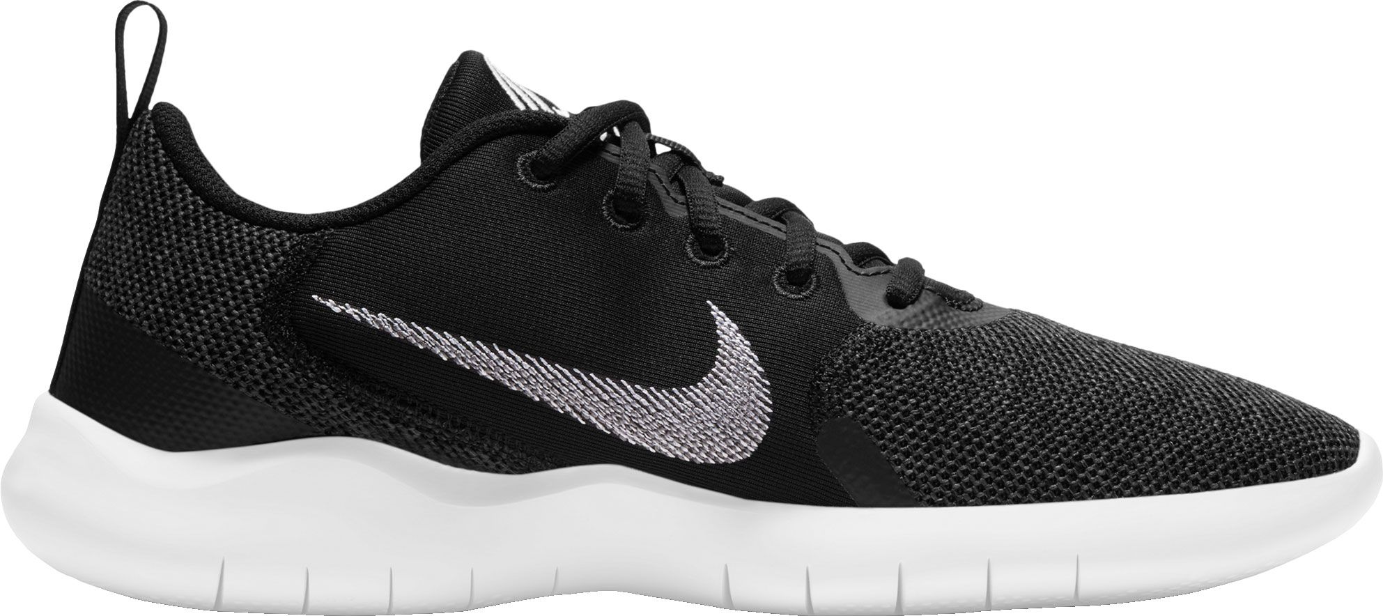 nike sports shoes black and white