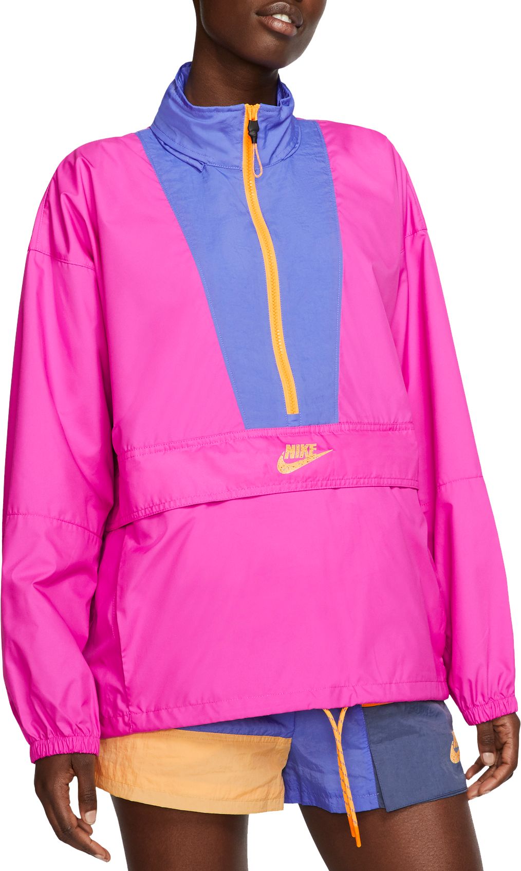 hot pink nike jacket