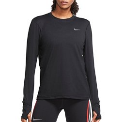 Nike Women's Element Running Crewneck Pullover Long Sleeve Shirt