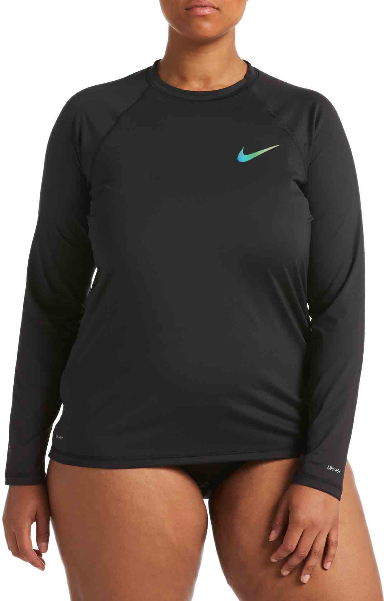 Nike Women's Long Sleeve Hydroguard Rash Guard