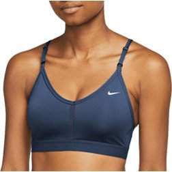 Nike, Intimates & Sleepwear, Nike Pro Womens Rival Fade High Support  Training Blue Sports Bra 32dd