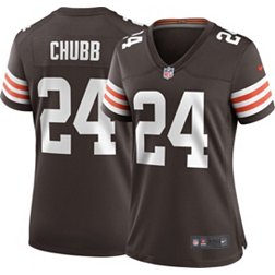 Nike Women's Cleveland Browns Nick Chubb #24 Brown Game Jersey