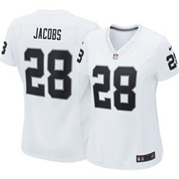 Nike Women's Las Vegas Raiders Josh Jacobs #28 White Game Jersey