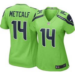 Nike Men's Seattle Seahawks DK Metcalf #14 Vapor Limited Green