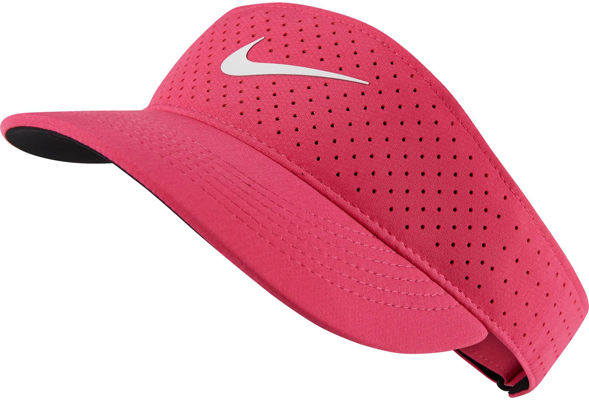 hot pink nike visor