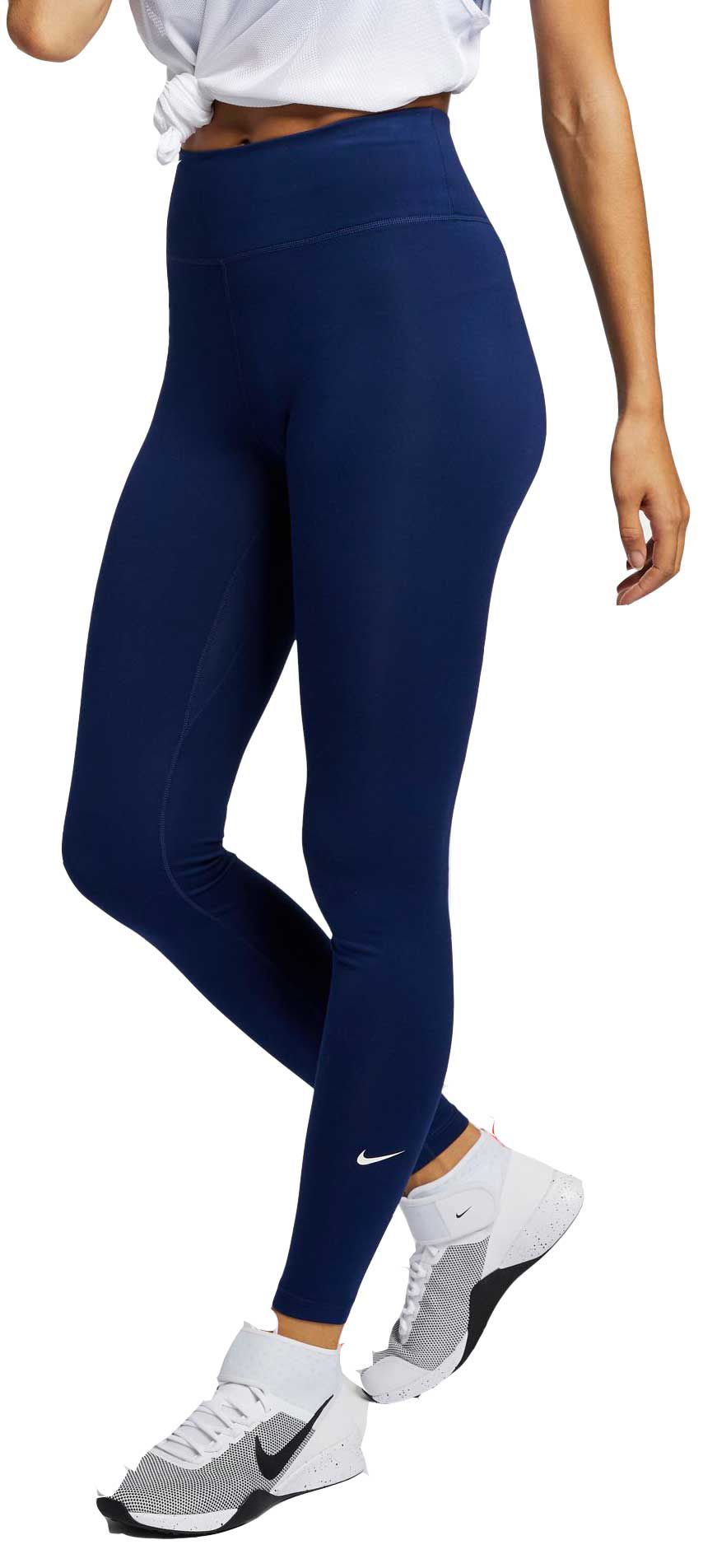 navy blue nike pro leggings