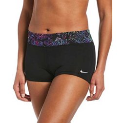 Nike Women's Neon Leaf Printed Kick Shorts