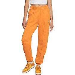 Nike Sportswear Essential Orange Fleece Sweatpants