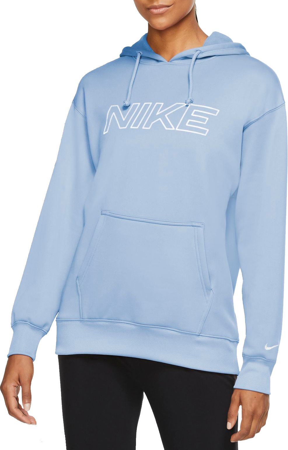blue and pink nike hoodie