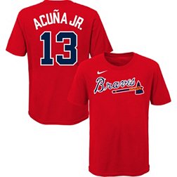 Ronald Acuña Jr. Black & Gold Atlanta Braves Baseball Jersey