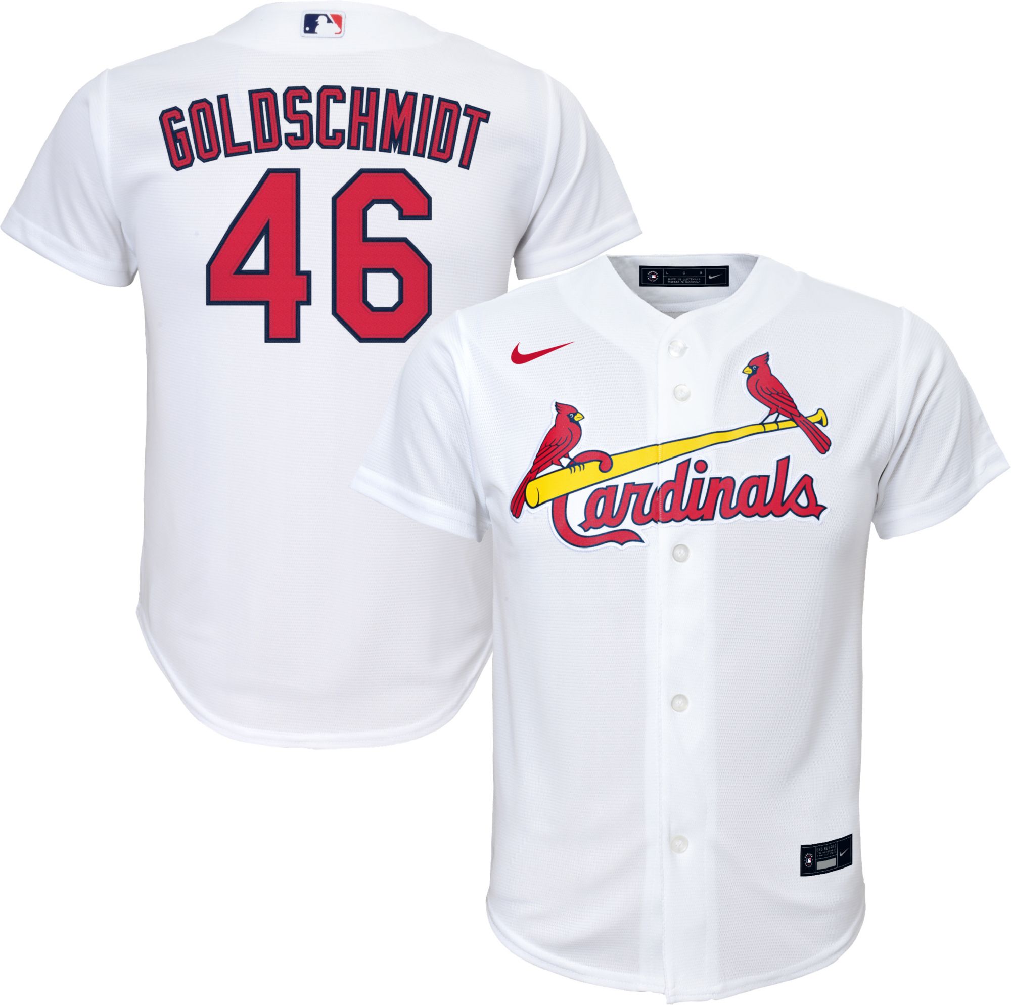 Nike / Youth Replica St. Louis Cardinals Paul Goldschmidt #46 Cool