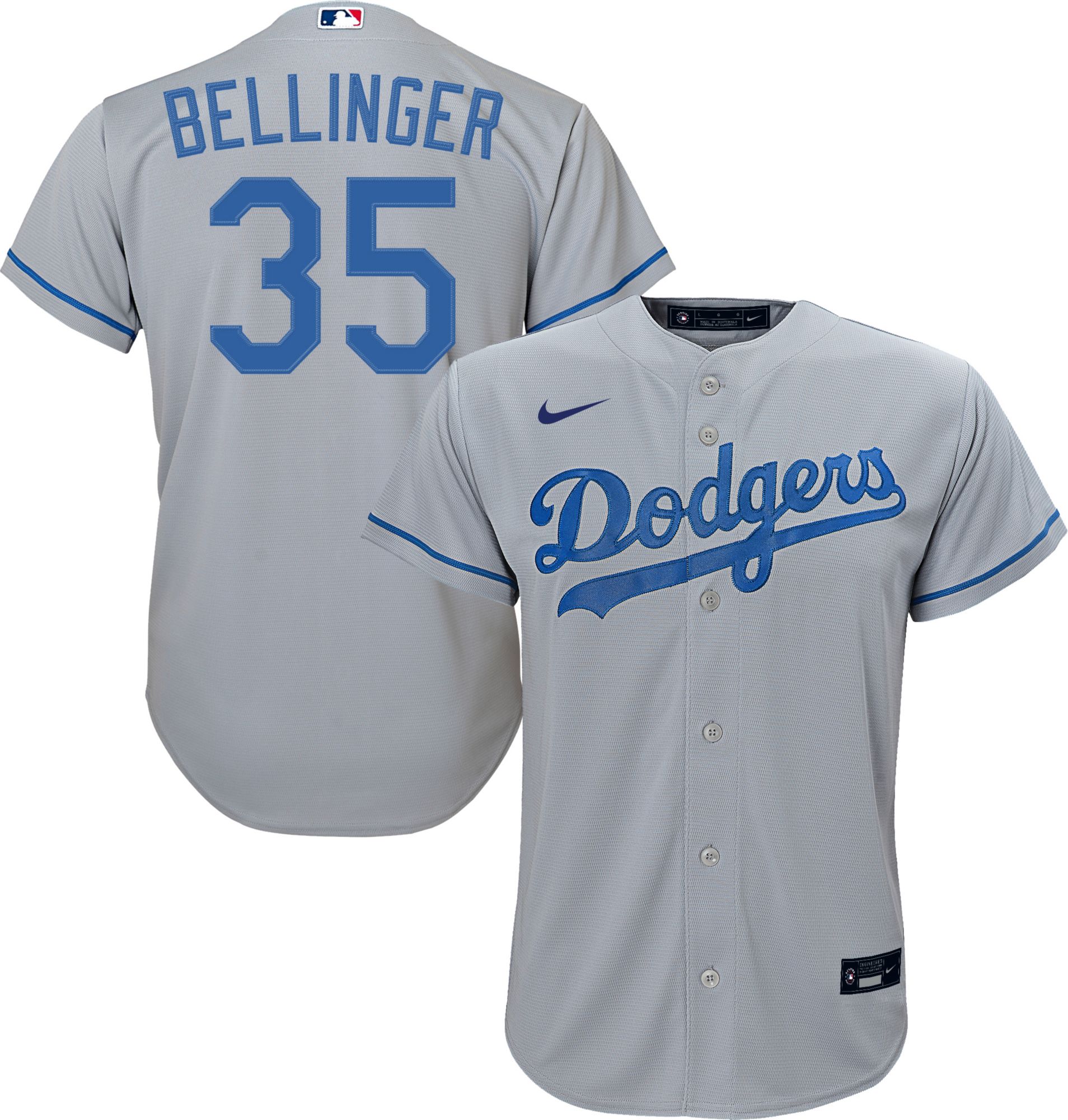 womens grey dodger jersey