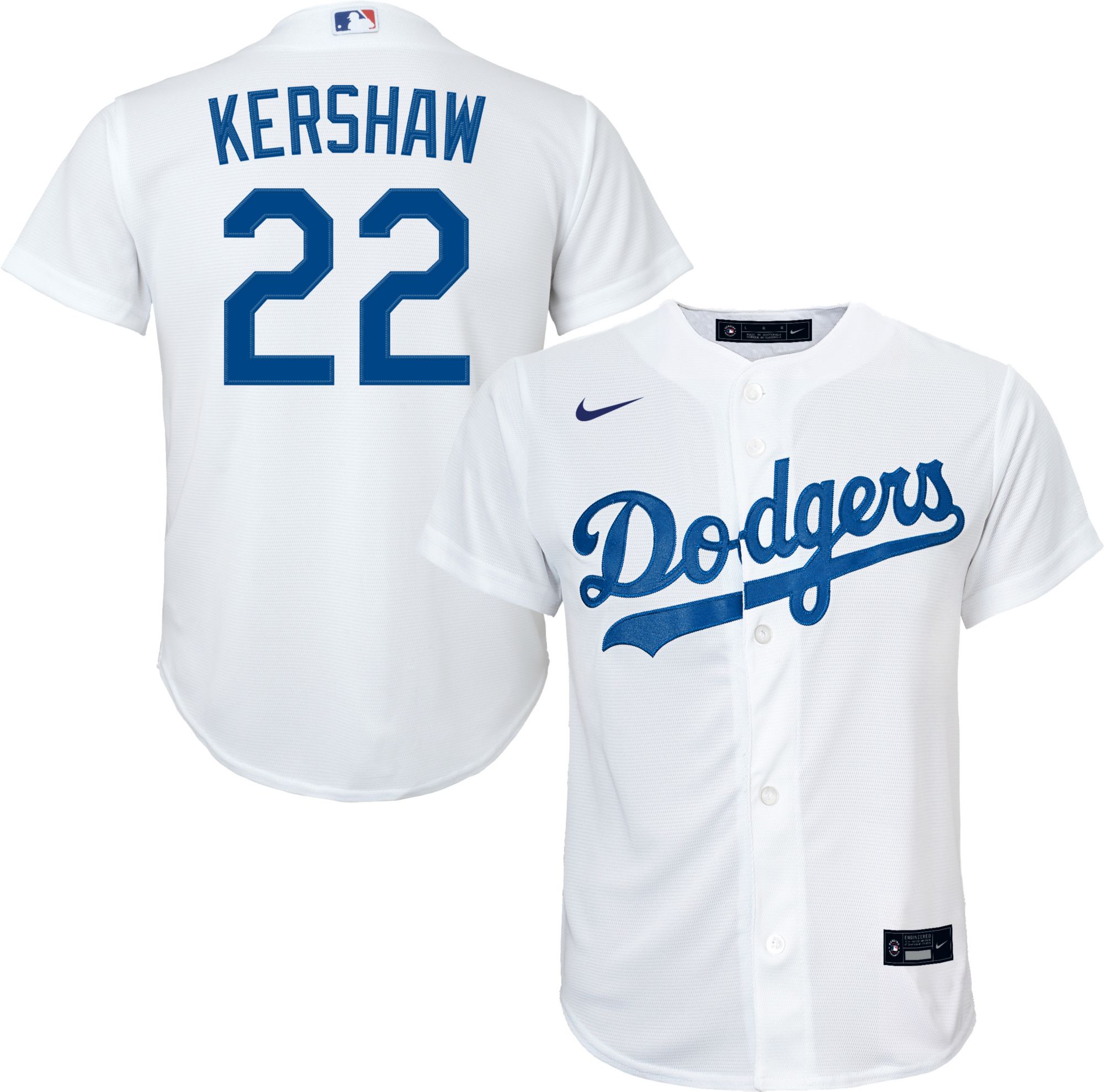 white la dodgers jersey