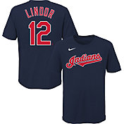 Nike Youth Cleveland Indians Francisco Lindor #12 Navy T-Shirt