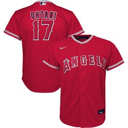 Nike Youth Replica Los Angeles Angels Shohei Ohtani #17 Cool Base Red Jersey