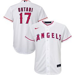 Men's Los Angeles Angels Shohei Ohtani Majestic Gray Cool Base Player Jersey