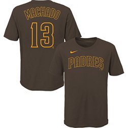 MLB; Manny Machado #13 San Diego Padres Jersey Choose Sz  Whi-Bro-Gld,Stripes NWT