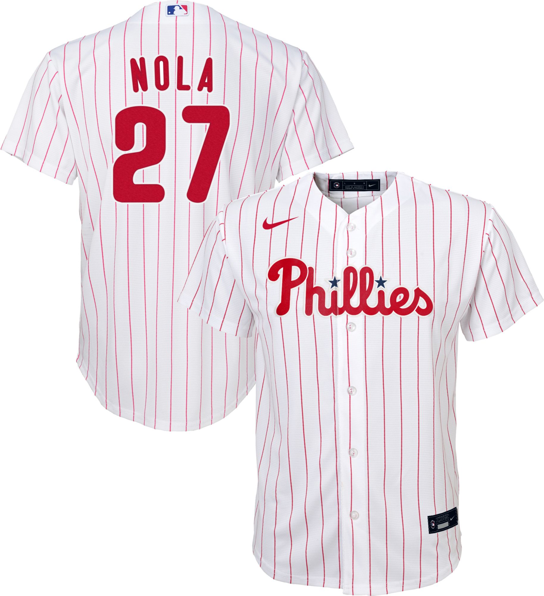 phillies jersey no name