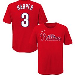 Nike Youth Philadelphia Phillies Bryce Harper #3 Red T-Shirt