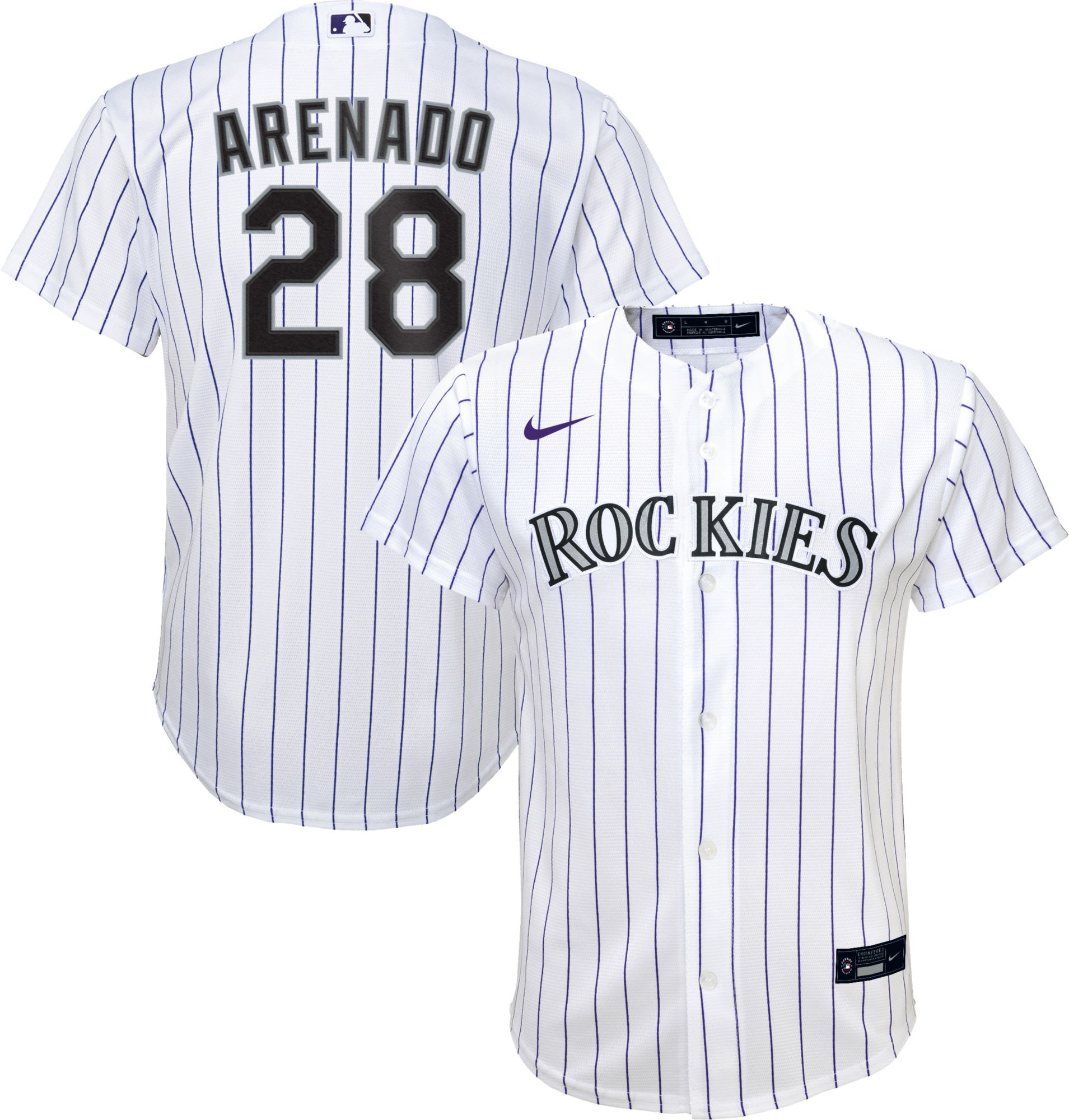 Colorado Rockies Charlie Blackmon Majestic Home Cool Base Replica Player  Jersey - Mens