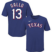 Nike Youth Texas Rangers Joey Gallo #13 Blue T-Shirt