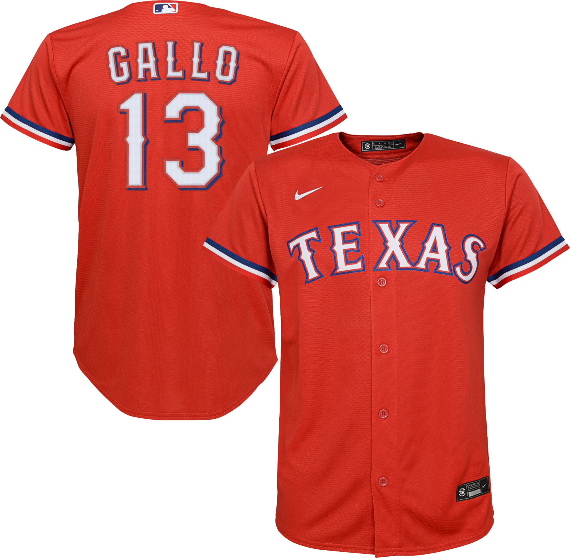 black and red texas rangers jersey
