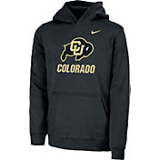 Nike Youth Colorado Buffaloes Club Fleece Pullover Black Hoodie