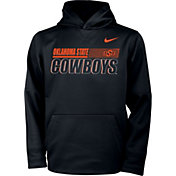 Nike Youth Oklahoma State Cowboys Therma Pullover Black Hoodie