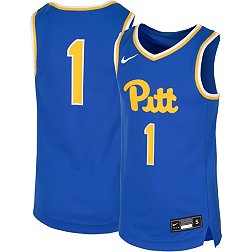 Nike Youth Pitt Panthers #1 Blue Replica Basketball Jersey