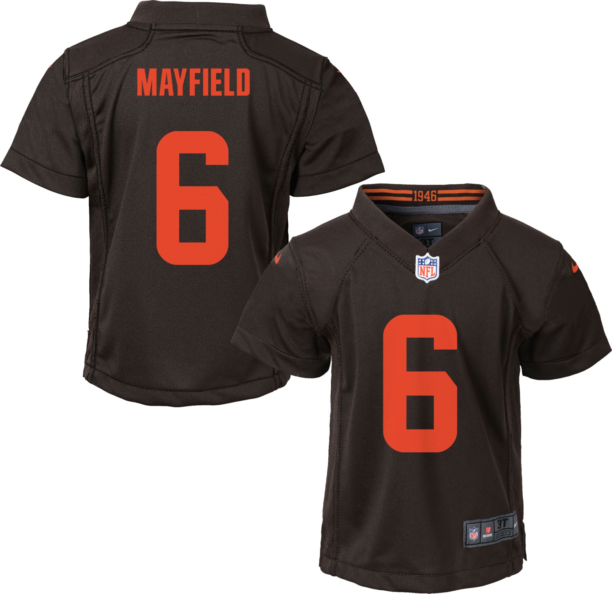 baker mayfield color rush jersey restock