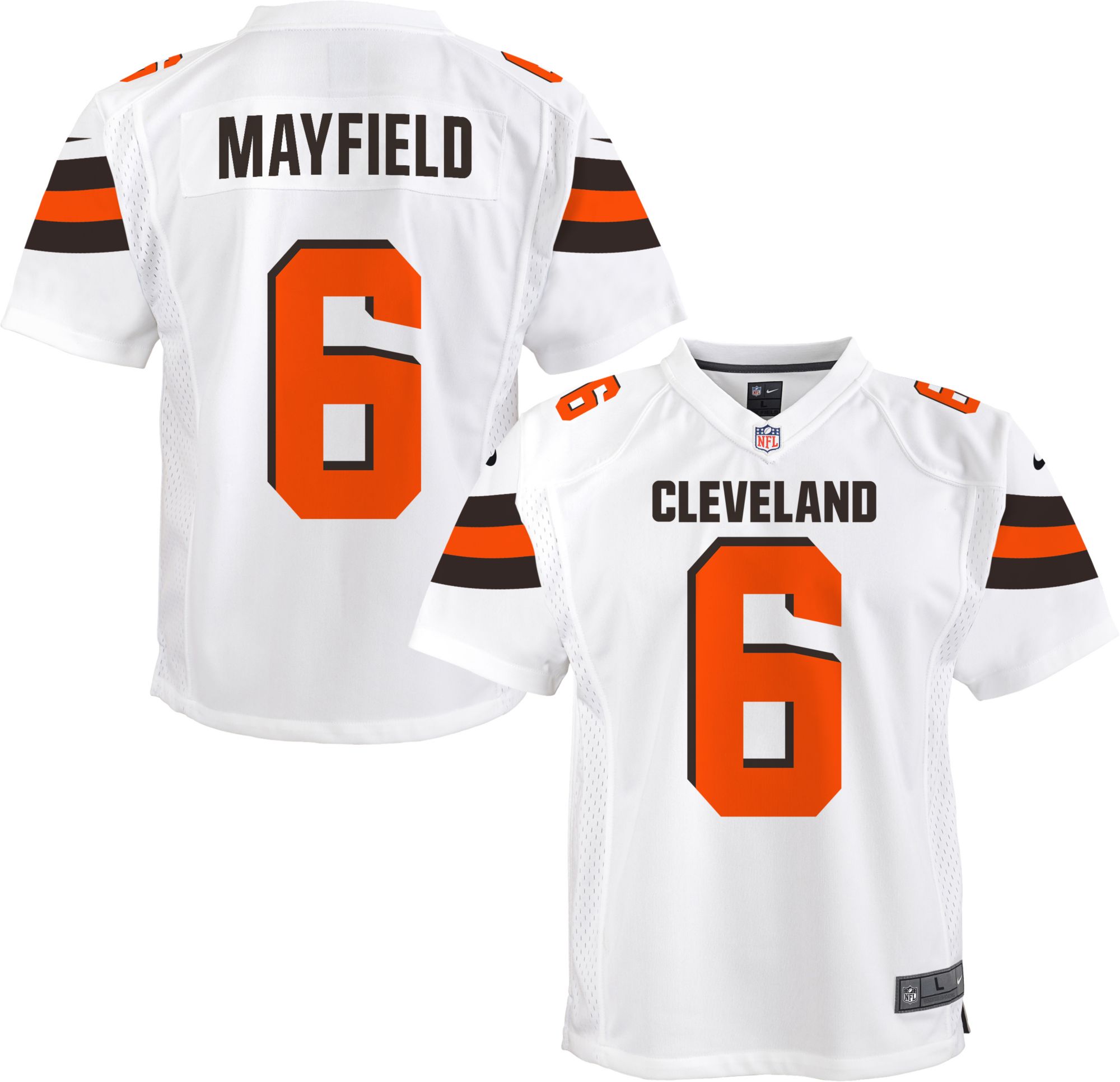 white baker mayfield jersey
