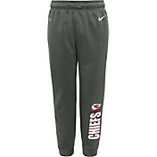 Nike Youth Kansas City Chiefs Sideline Therma-FIT Performance Anthracite Pants