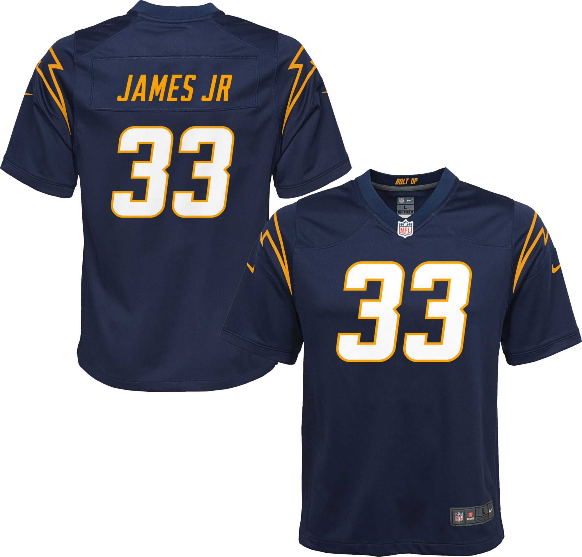 Nike / Youth Los Angeles Chargers Derwin James Jr. #33 Navy Game Jersey