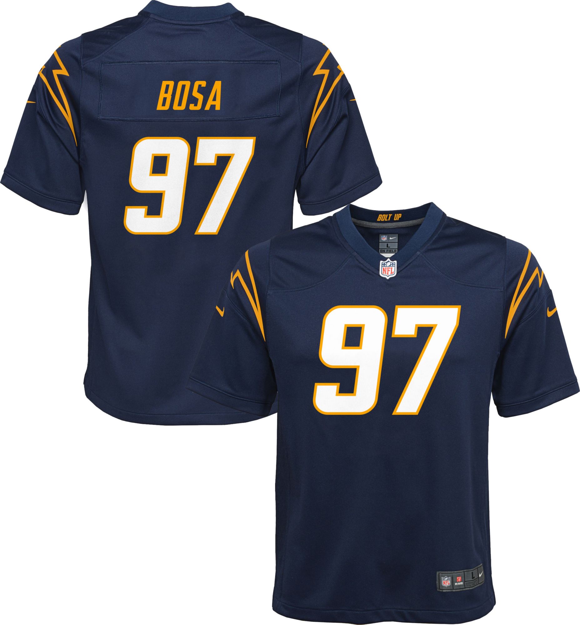 Nike / Youth Los Angeles Chargers Joey Bosa #97 Navy Game Jersey