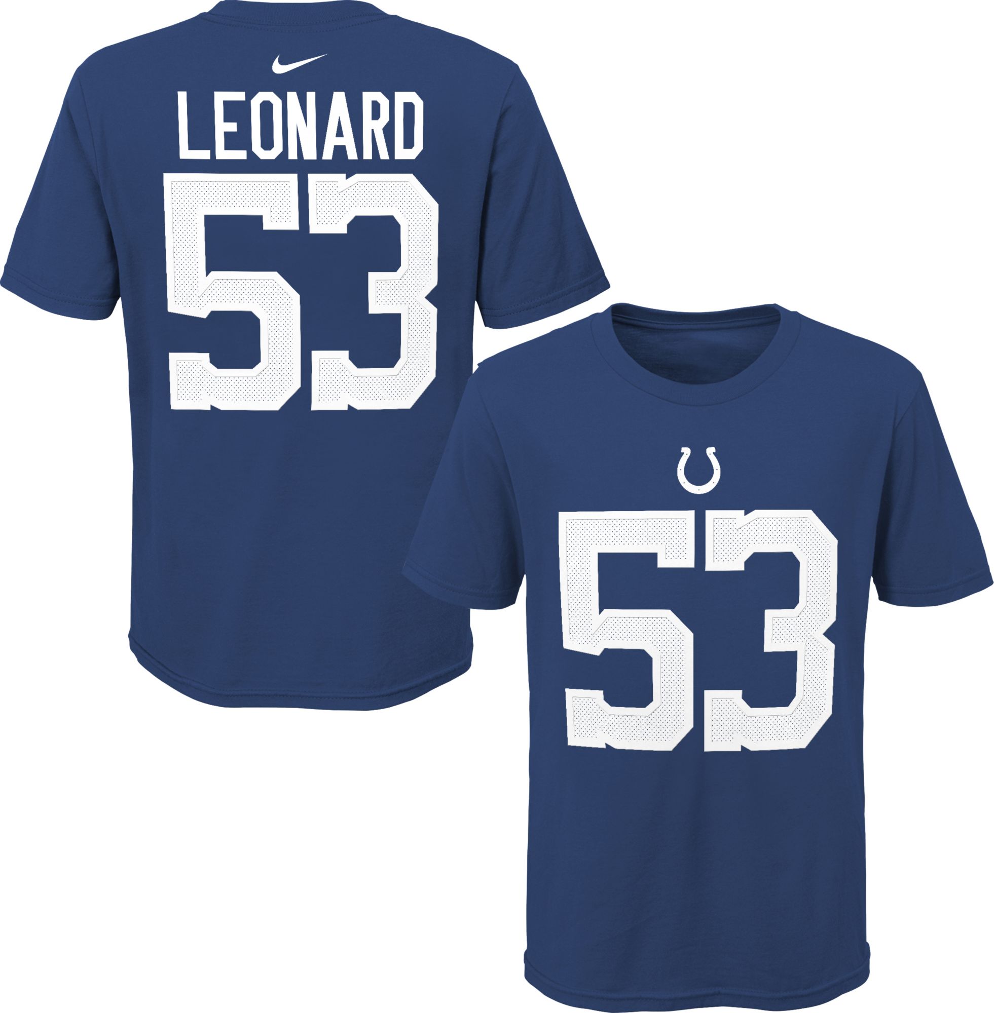 Nike Indianapolis Colts No53 Darius Leonard Royal Blue Women's Stitched NFL Limited Rush 100th Season Jersey
