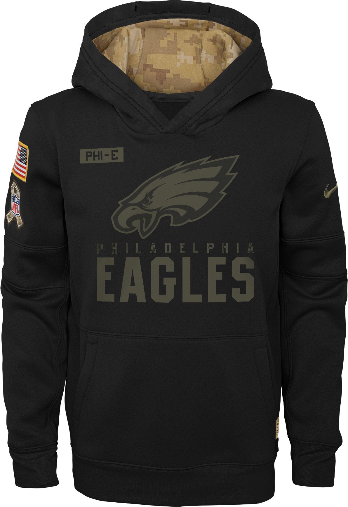 nfl salute to service eagles hoodie