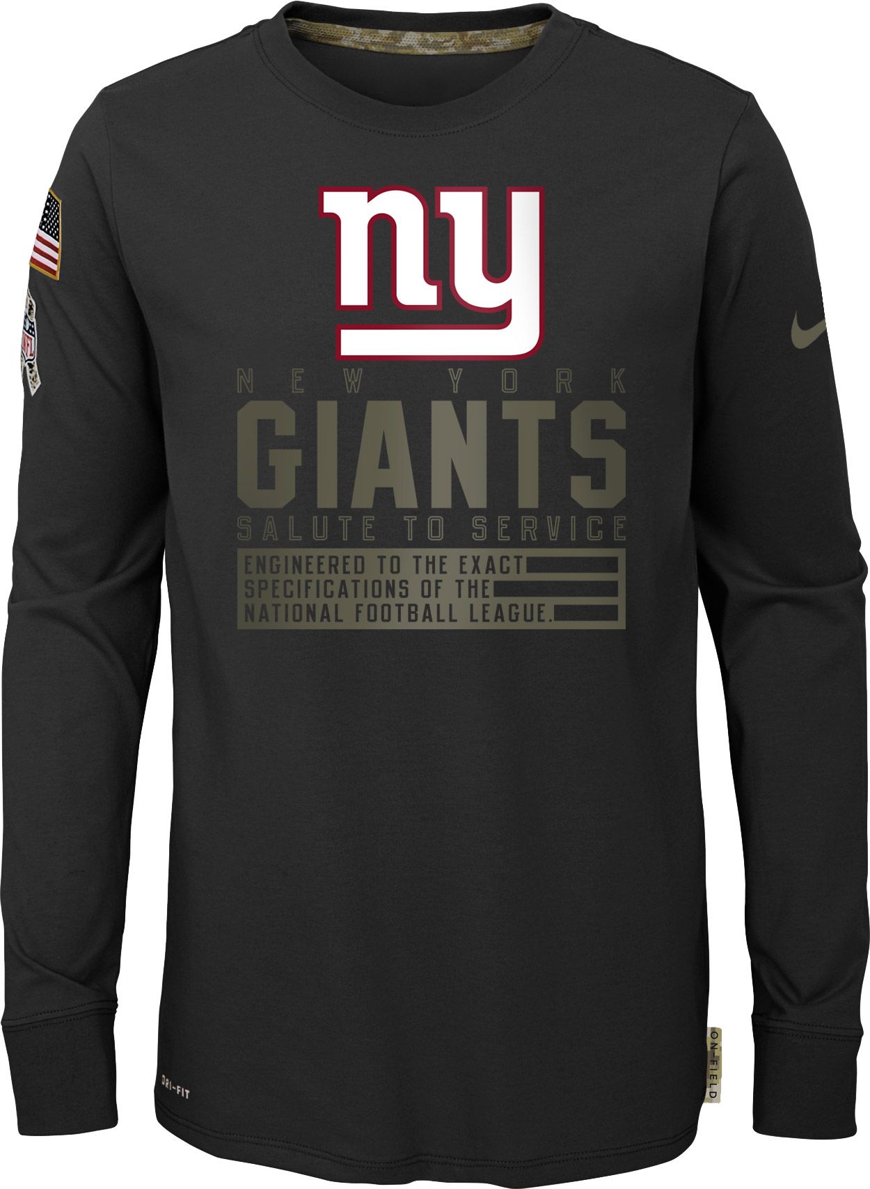 giants salute to service jersey