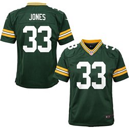Nike Youth Green Bay Packers Aaron Jones #33 Green Game Jersey
