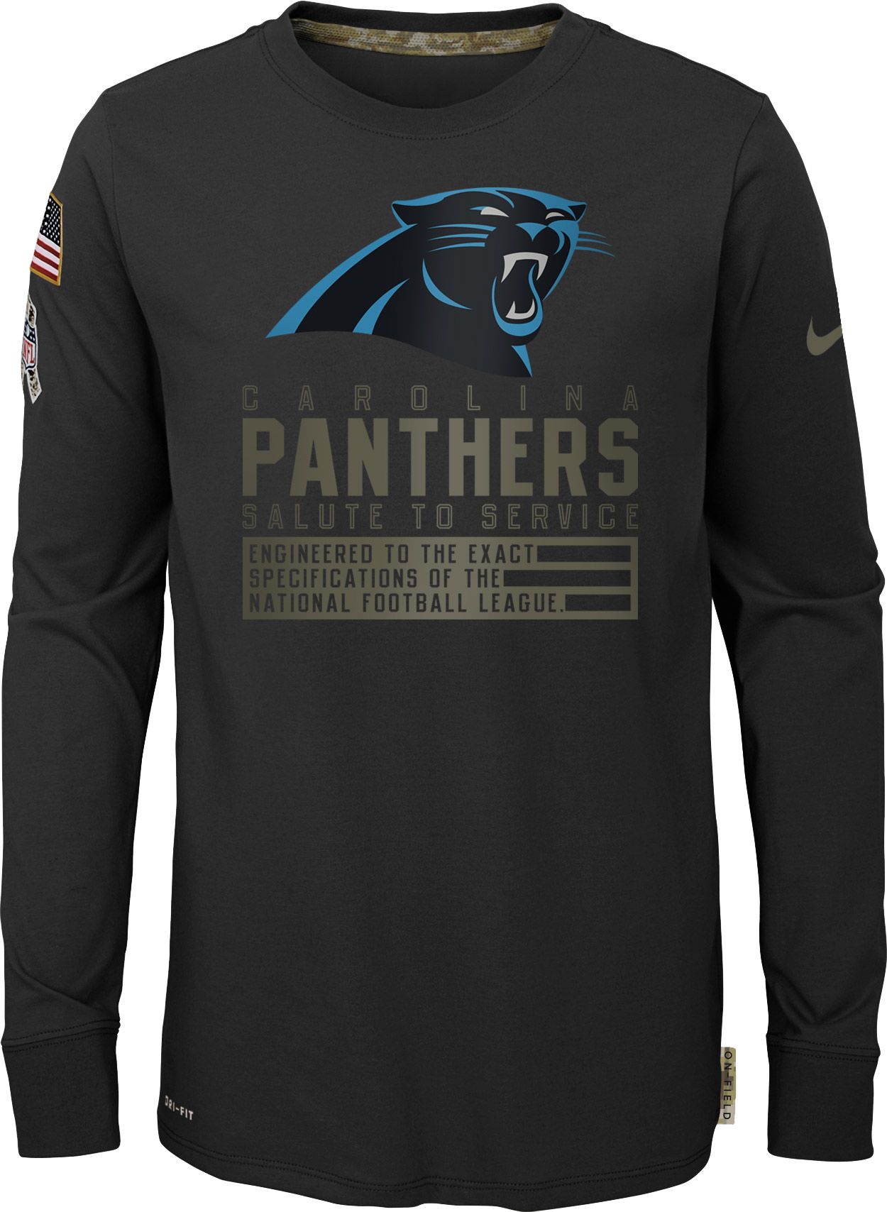 salute to service panthers jersey