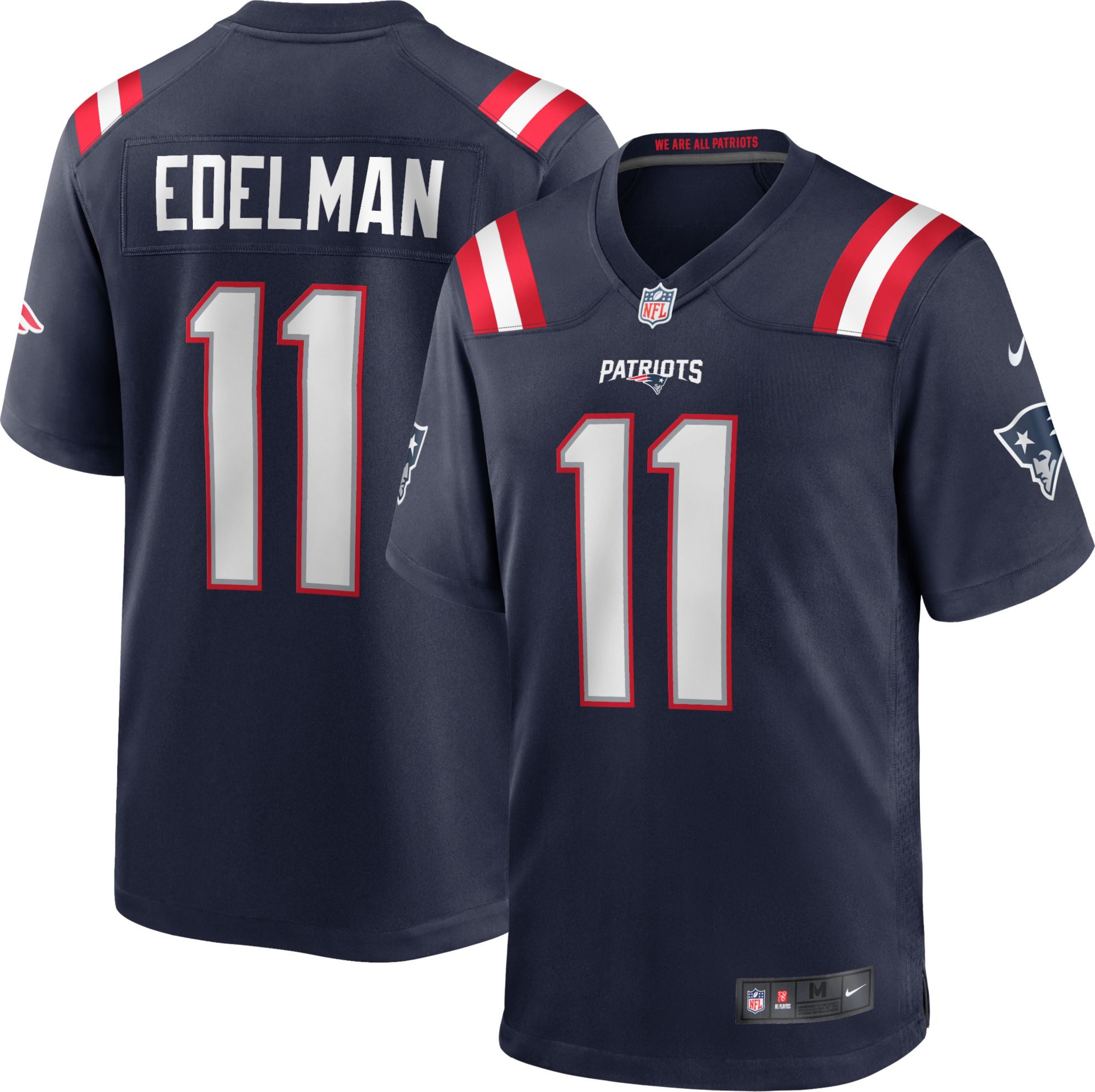 Nike / Youth New England Patriots Julian Edelman #11 Navy Game Jersey