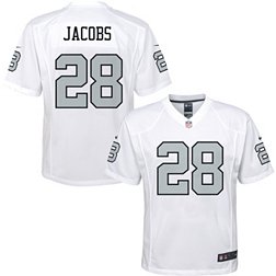 Stitched JOSH JACOBS #28 Las Vegas Oakland Raiders Jersey Mens Medium