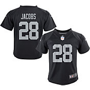 Nike Boys' Las Vegas Raiders Josh Jacobs #28 Black Game Jersey