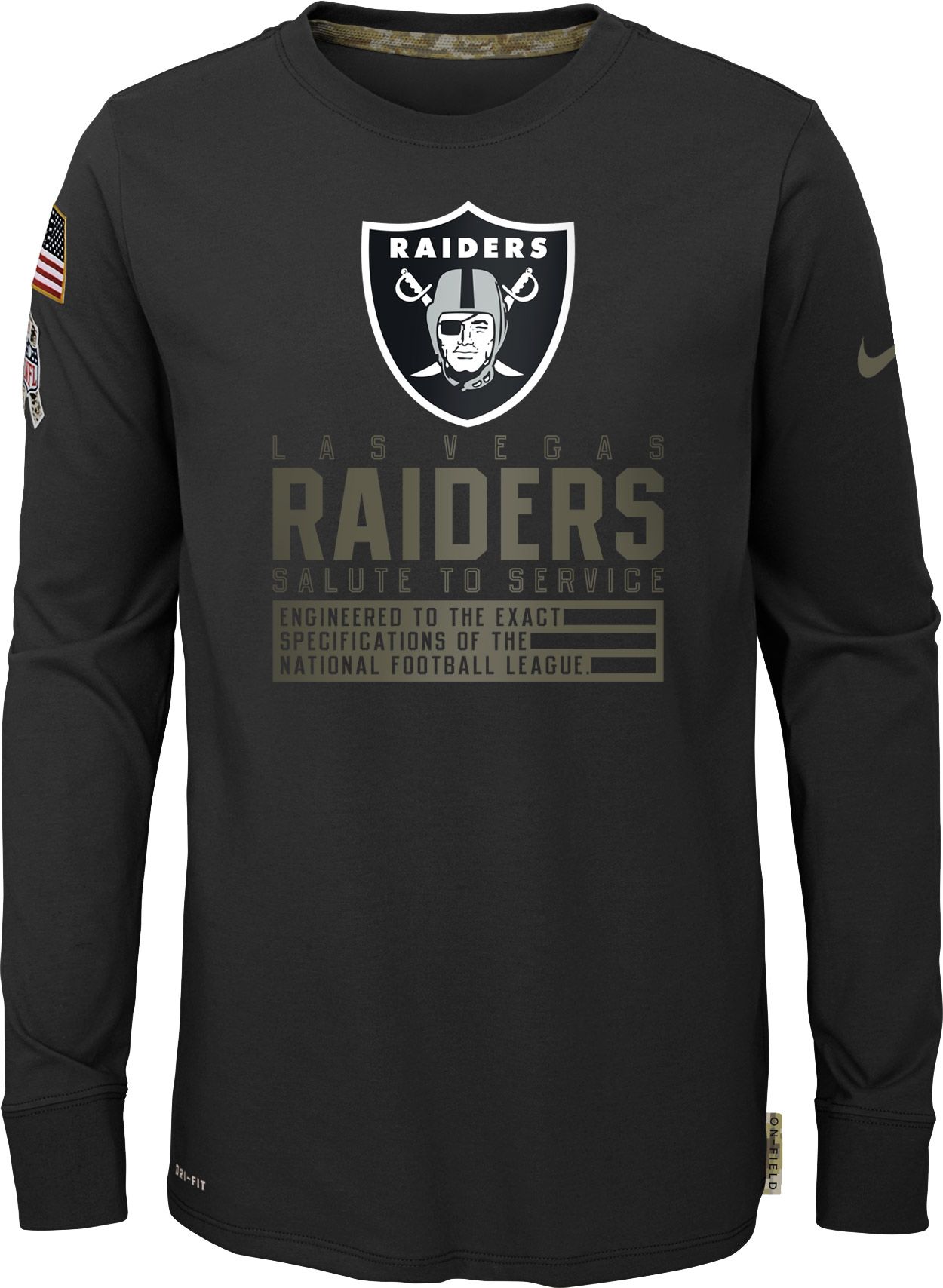 salute to service raiders hoodie