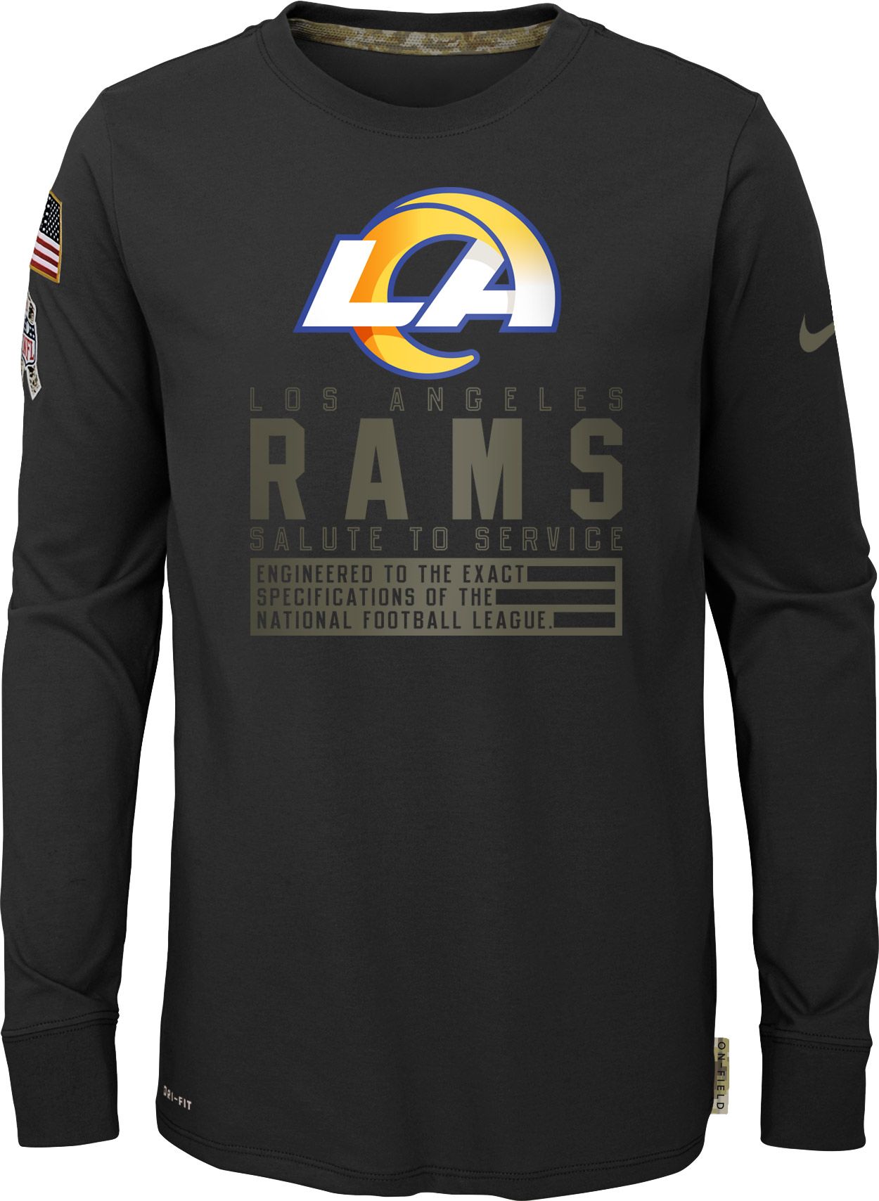 la rams salute to service hoodie