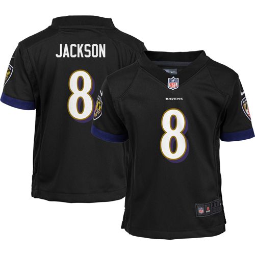 Nike Toddler Baltimore Ravens Lamar Jackson #8 Alternate Black