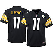 Nike Youth Pittsburgh Steelers Chase Claypool #11 Home Black Game Jersey