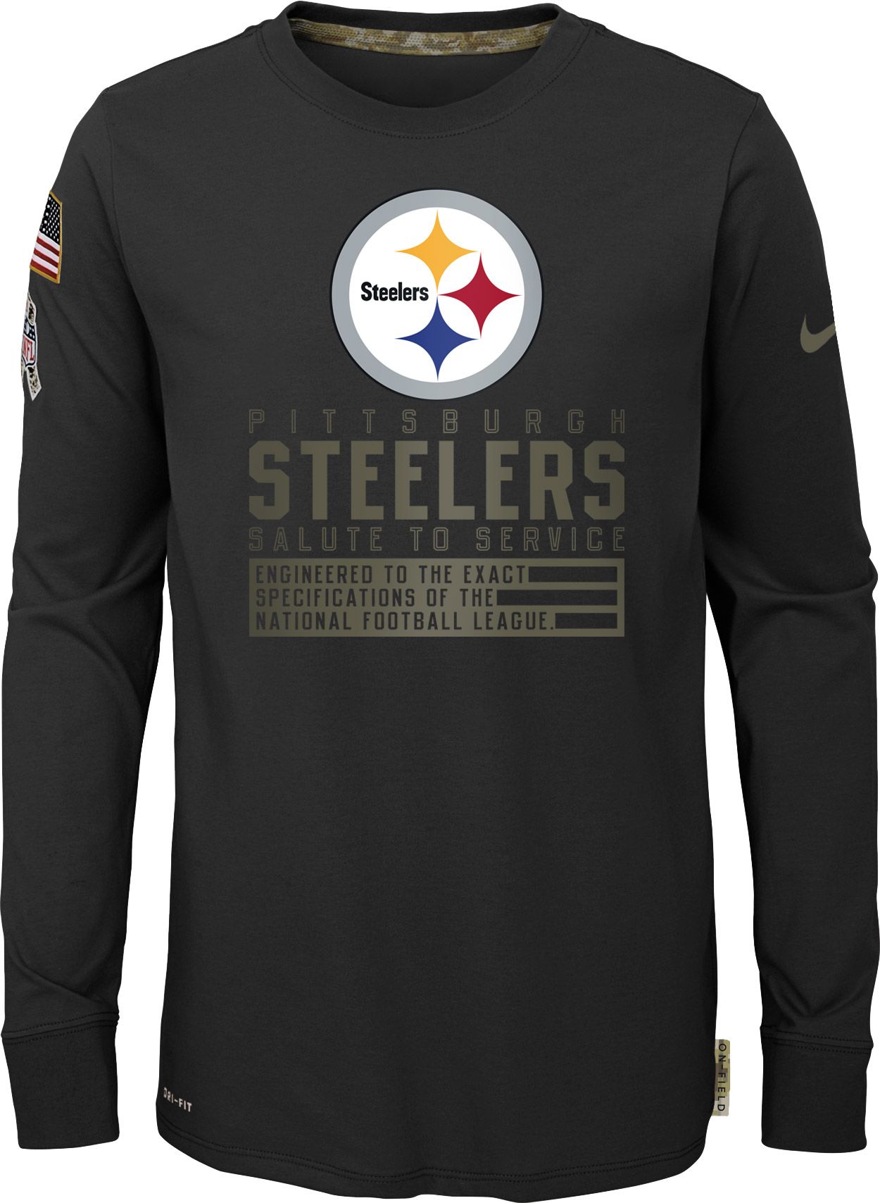 salute to service steelers jersey